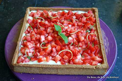 Tarte aux fraises