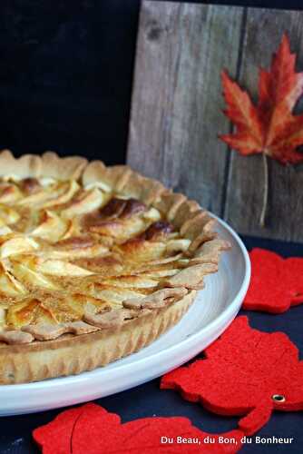 Tarte aux pommes et mascarpone - le goût de l'automne