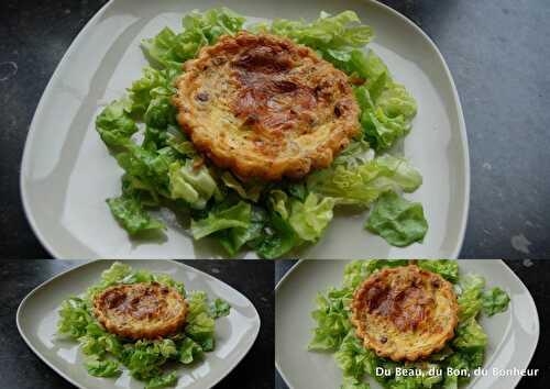 Tartelettes au brie et aux noisettes