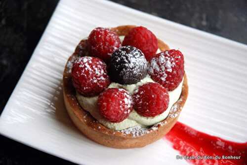 Tartelettes pistache - framboises