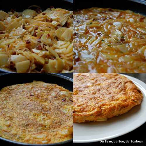 Tortilla de patatas y chorizo