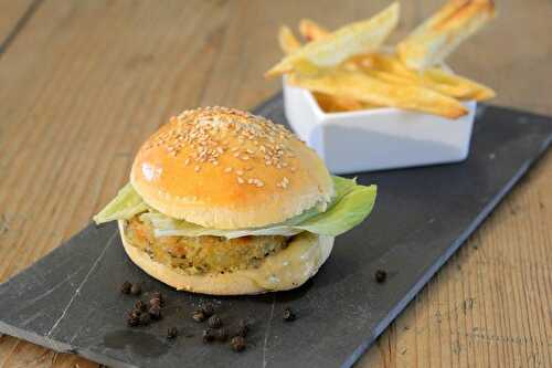 Burger végétarien à la sauce poivrée