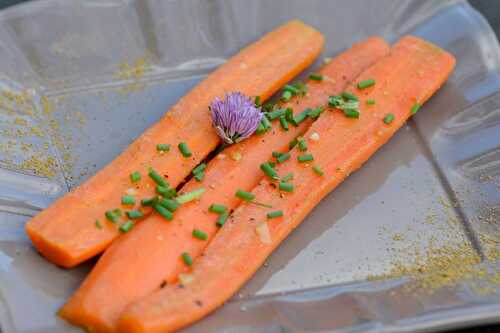 Carottes glacées au miel et au cumin
