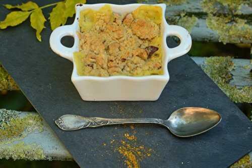 Crumble de chou-fleur au curry