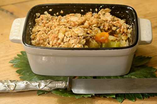 Crumble de légumes d'hiver