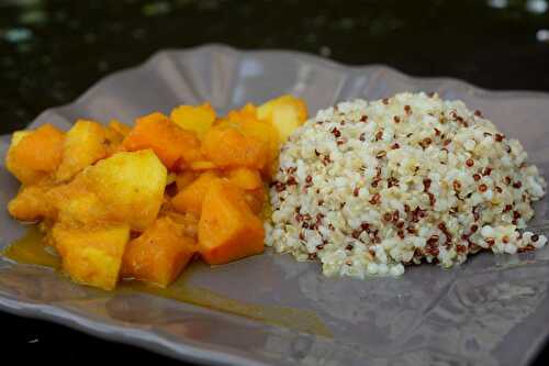 Curry de potimarron et pomme