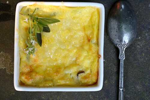 Flan aux champignons et à la féta