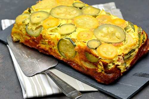 Flan de courgettes au curry