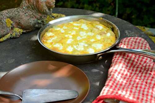 Frittata à la courgette et aux pommes de terre