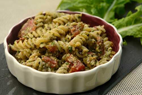 Fusilli au pesto de roquette