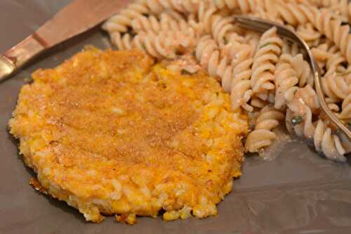 Galettes au riz et à la courge butternut