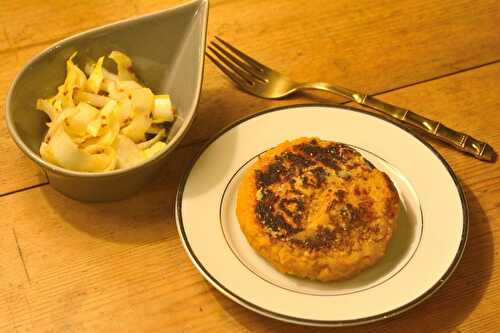 Galettes aux lentilles corail et carottes