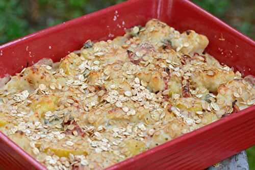 Gratin de chou-fleur aux câpres et tomates confites