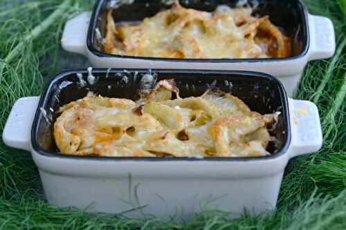 Gratin de fenouil à la bolognaise