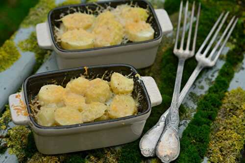 Gratin de pommes de terre et de poireaux