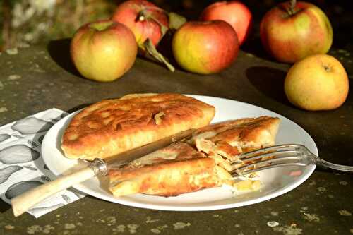 Naans au Maroilles, pomme et oignon - Du foin dans mon assiette