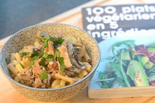 Pâtes aux champignons Stroganoff