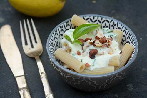 Penne à la sauce citron