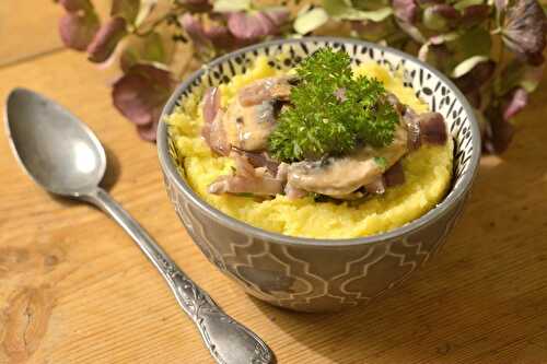 Polenta aux champignons