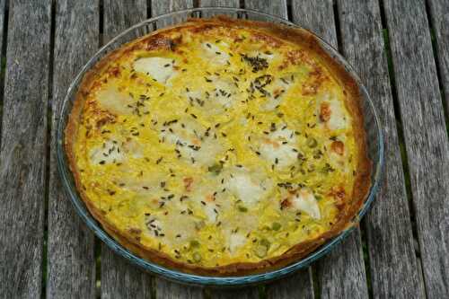 Quiche au fenouil et fromage de chèvre