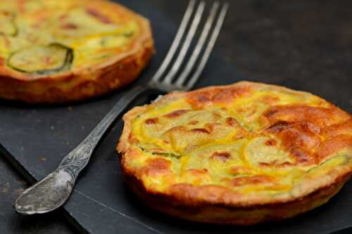 Quiche aux courgettes épicées et à la crème de coco