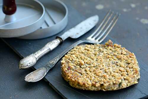 « Steaks » aux champignons et boulghour