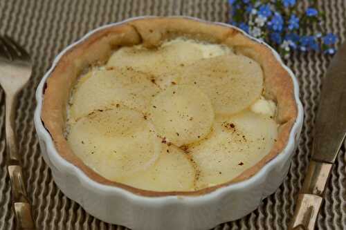 Tarte aux navets et au fromage de chèvre