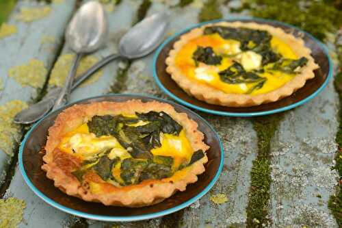 Tarte aux pousses d’épinard et à la féta