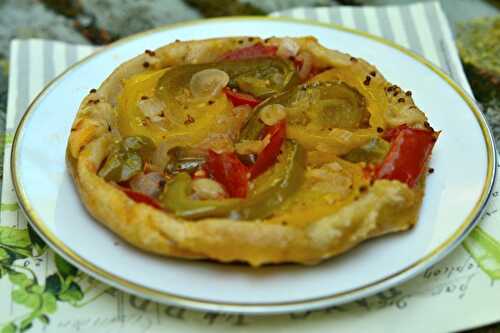 Tarte tatin aux tomates et au poivron