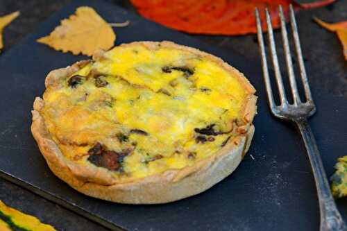 Tarte aux champignons