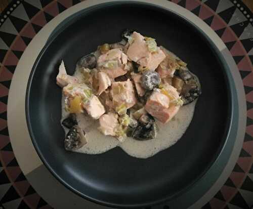 Blanquette de saumon aux champignons - du piment dans ma cuisine