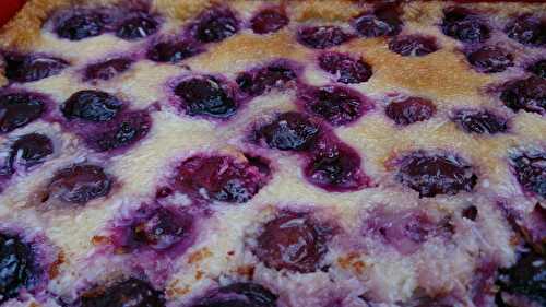 Clafoutis aux cerises et lait d'amande