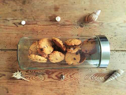 Cookies aux cacahuètes et pépites de chocolat au lait