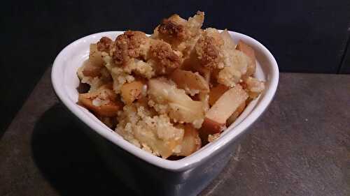 Crumble aux pommes