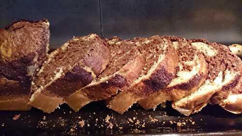 Gâteau marbré vanille Ovomaltine