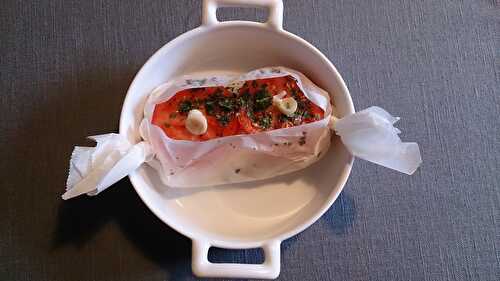 Papillotes de loup de mer façon Thaï