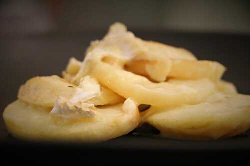 Pommes fondantes au camembert