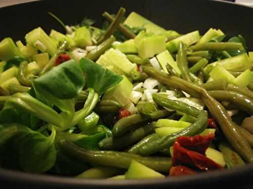 Salade de haricots verts