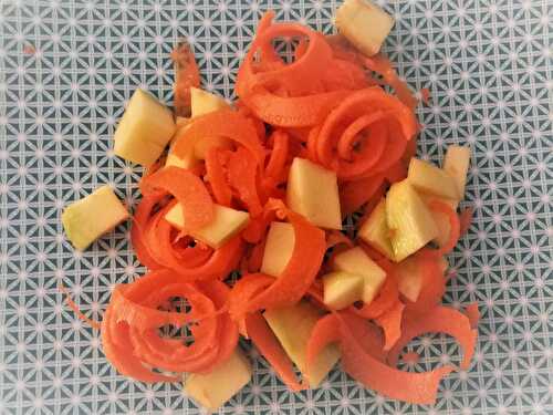 Salade "mangue carotte" et vinaigrette à l'orange