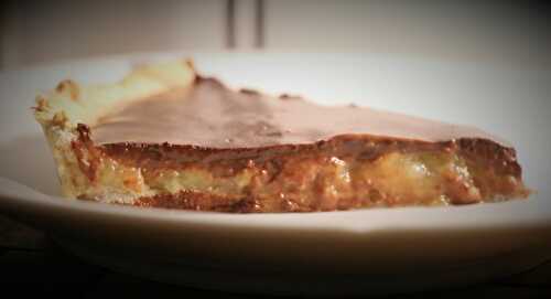 Tarte banane chocolat