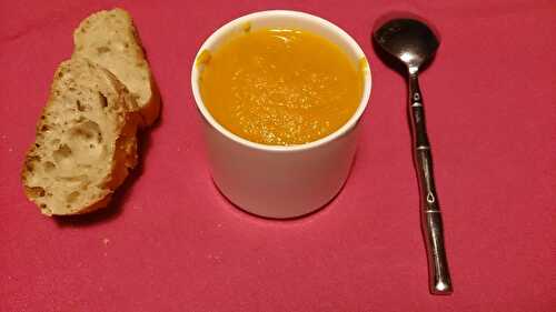 Velouté de carottes à l'orange