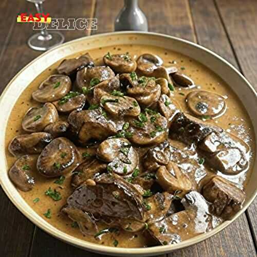 Bœuf Stroganoff à la Façon d’Alain Ducasse