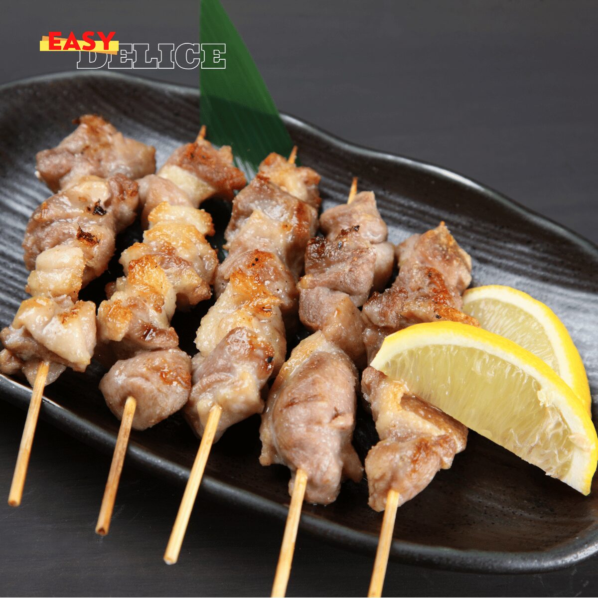 Brochettes de Poulet au Citron à l’Airfryer