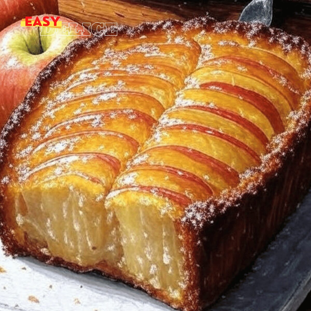 Gâteau aux Pommes à Tomber par Terre
