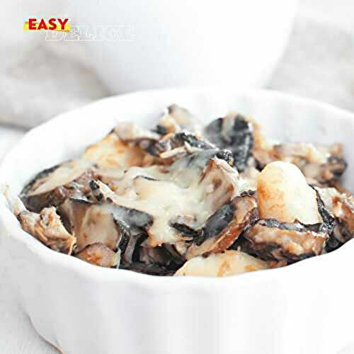 Gratin de Gnocchi aux Champignons et Lardons