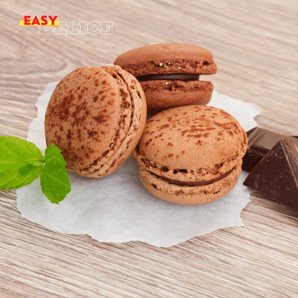 Macarons au Chocolat