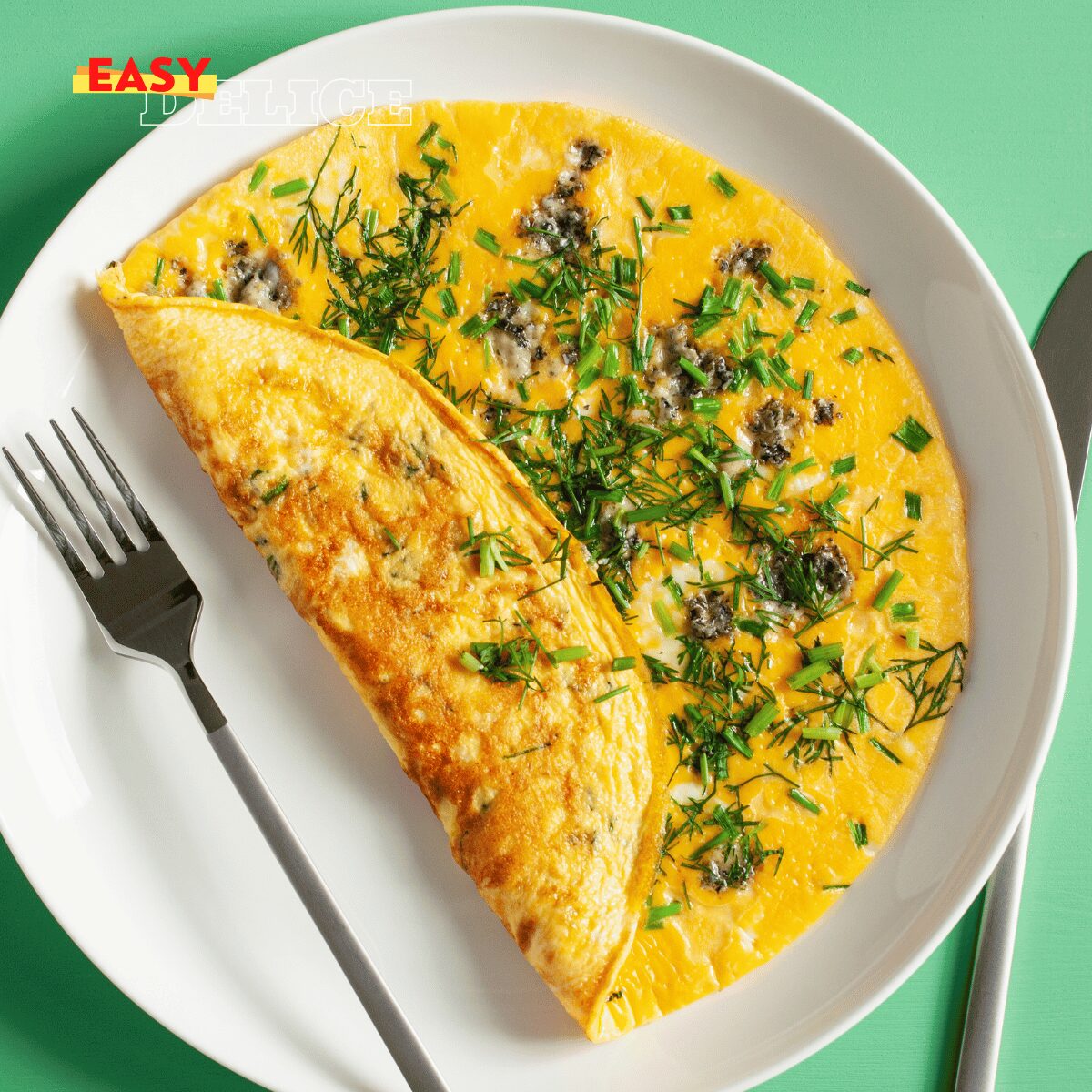 Omelette Champenoise au Fromage Chaource