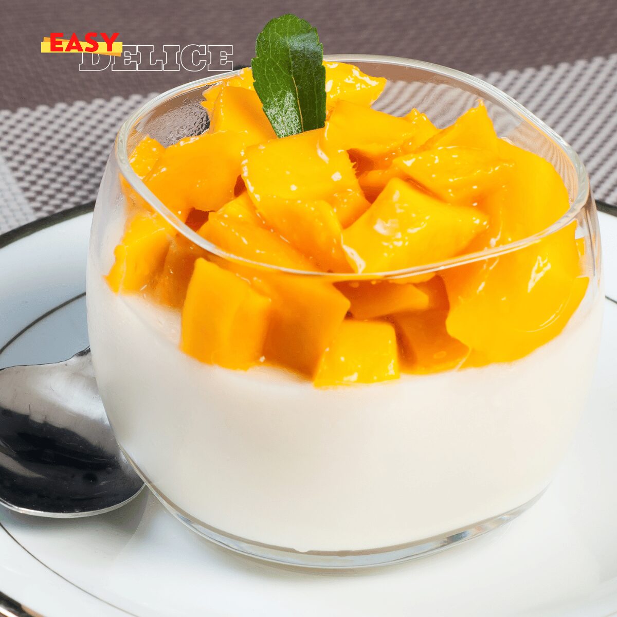 Panna Cotta à l’Orange et à la Mangue