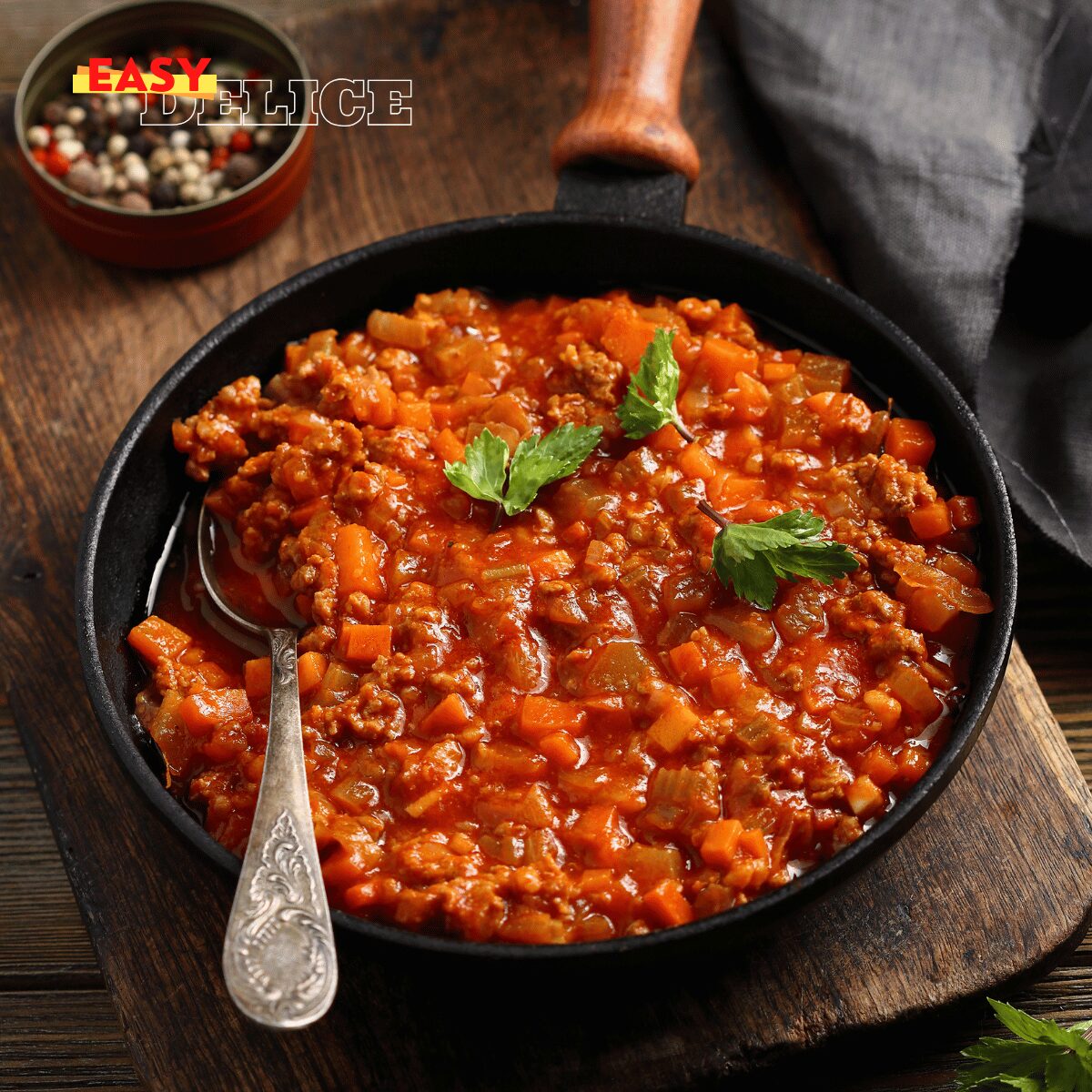 Recette de Sauce Bolognaise