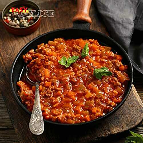 Recette de Sauce Bolognaise